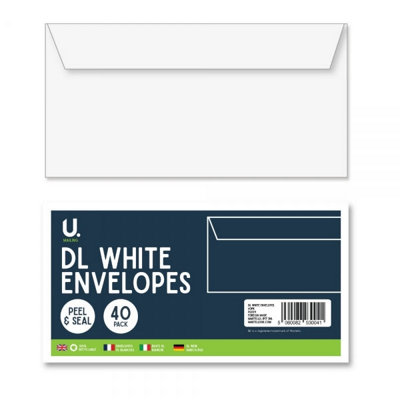 Martello U.Mail DL White Envelopes 40pk - Image 2