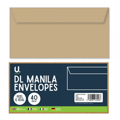 Martello U.Mail DL Manilla Envelopes 40pk - Image 4