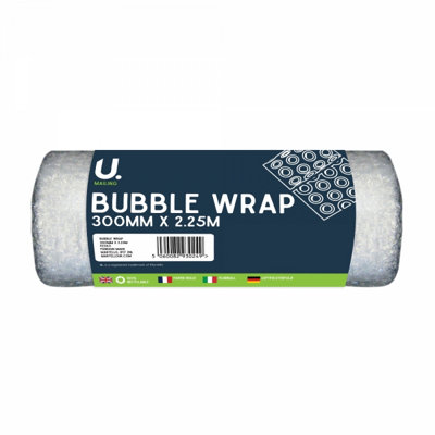 B&Q -  300mm X 3M Bubble Wrap Roll 300mm X 3M Roll Practical Size For Everyday Packaging Tasks Air Filled Cushioning Helps Protect - Image 4