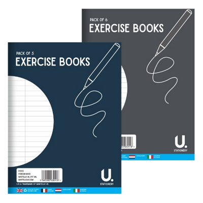 Martello Pack Of 5 32 Pages 15X20cm Exercise Books - Red - Image 5