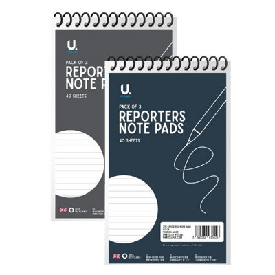 2 Packs Notebook Reporters Pad Office School Book Line Notepad Writing Paper - Image 6