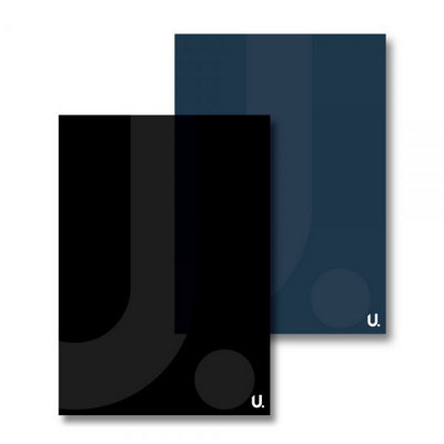 U A4 Hardback Notebook Ruled Notebook Lined Blue - Image 6