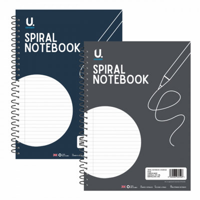 Large Spiral Notebook Lined Writing Pad 36 Sheets 28 x 20cm Assorted Colours - Image 7