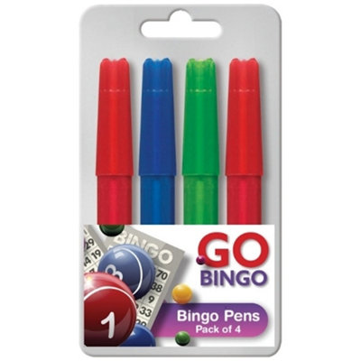 Pack of 4 Assorted Bingo Pens - Image 4