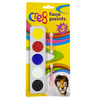 Poundfun Kids Face Paints Kit - 5 Colours - Image 3