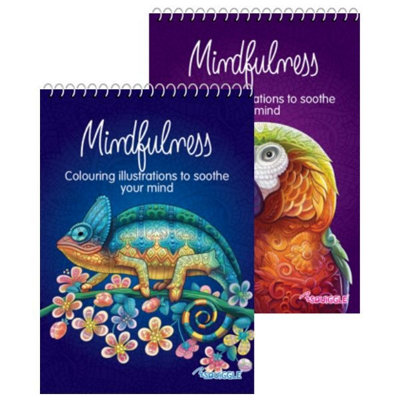 B&Q -  A5 Spiral Advanced Colouring Book Assorted Mindfulness Colouring Book Designed To Promote Relaxation Stress Relief And Creative - Image 7
