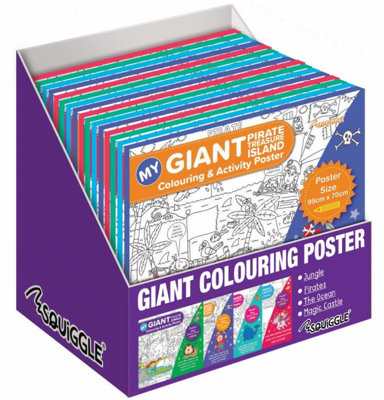 B&Q -  Single 99 X 70Cm Giant Colouring Poster - Image 4
