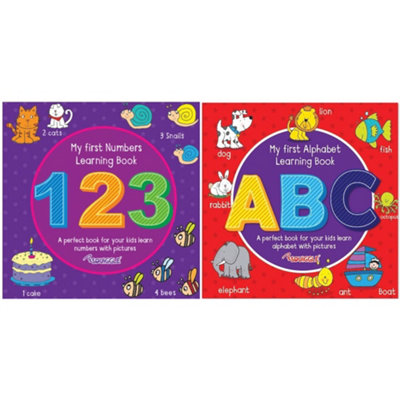 Single 21x21cm My First Alphabets OR Numbers Book - Image 4