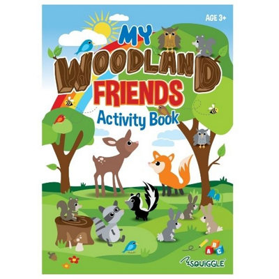 My Woodland Friends Activity Book Kids 36 Pages Mazes Colouring Games - Image 3