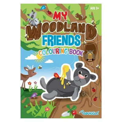 Martello My Woodland Friends Colouring Book - Red - Image 5