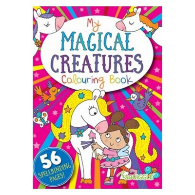 Martello Magical Creatures Colouring Book - Red - Image 6