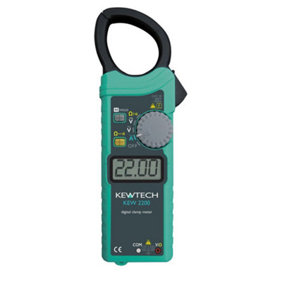 Kewtech Kew2200 Digital Ac Clamp Meter 1000A from B&Q