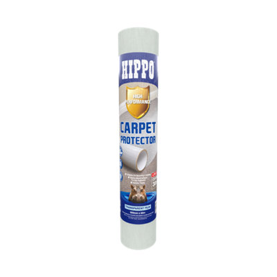 Hippo Carpet Protector 600mm X 50M Clear from B&Q