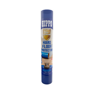 Hippo Hard Floor Surface Protector 600mm X 25M Blue from B&Q
