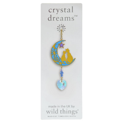 Wild Things Crystal Dream Suncatcher Moon Cats from B&Q