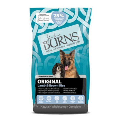 Burns Natural Dog Food Original Lamb & Brown Rice 2Kg from B&Q