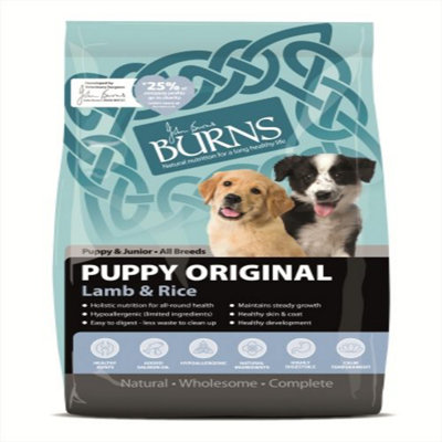 Burns Puppy Original Lamb & Rice 6Kg from B&Q