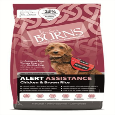 Burns Alert Assistance Chicken & Brown Rice 12Kg from B&Q