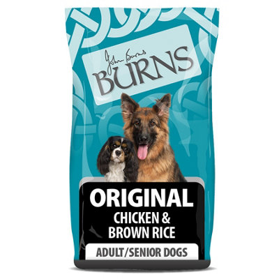 Burns Brown Senior+ Dry Dog Food - Chicken & Rice 12Kg