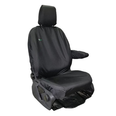 Town & Country Covers Ford Transit Custom 20132023 Black Waterproof Van Driver Seat Cover from B&Q