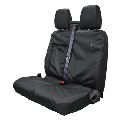 Town & Country Covers Ford Transit/chassis Cab/tipper Black Waterproof Van Double Passenger Seat Cover from B&Q