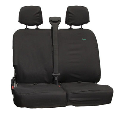 Town & Country Covers Fiat Talento Black Waterproof Van Non-Folding Double Passenger Seat Cover from B&Q