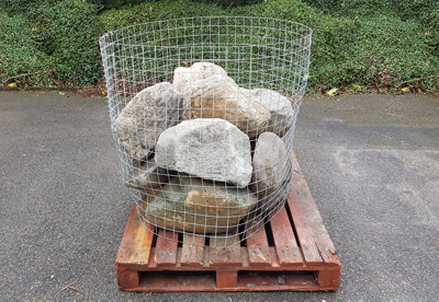 Stone Warehouse Cambrian Boulders C.300-600mm Crate (Approx. 10Pc) from B&Q