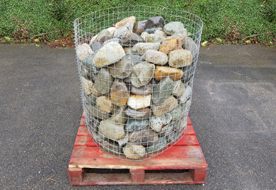 Stone Warehouse Cambrian Boulders C.100-200mm Crate (Approx. 120Pc) from B&Q