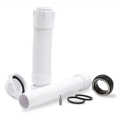 Mark Vitow Jepp Flex Kit Toilet Flush Pipe Wc Inlet Seal Pan Connector And Heavy-Duty Leak Free Flush Cone from B&Q