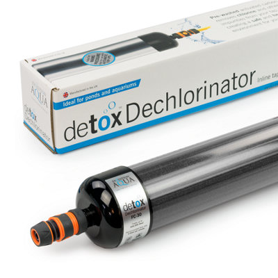 Evolution Aqua 30 Inch Dechlorinator Carbon In-Line Filter from B&Q