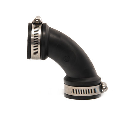 Evolution Aqua Eazy Connector Elbow 3""Pond Hose Connector from B&Q