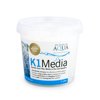 Evolution Aqua Kaldnes K1 Media 1 Ltr (Litre) from B&Q