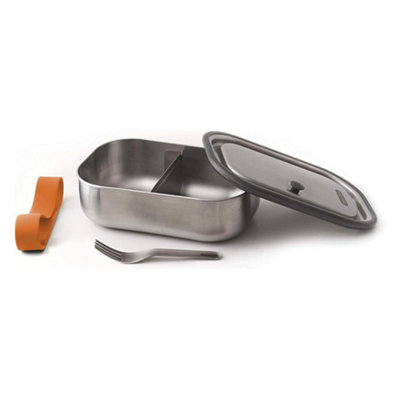 B&Q -  Black+Blum Stainless Steel Lunch Box Large 1LOrange - Image 7