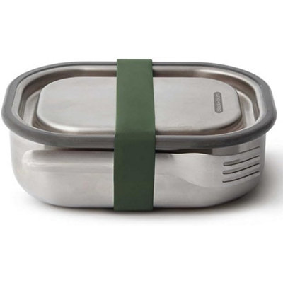 B&Q -  Black+Blum Stainless Steel Lunch Box 600MlOlive - Image 7