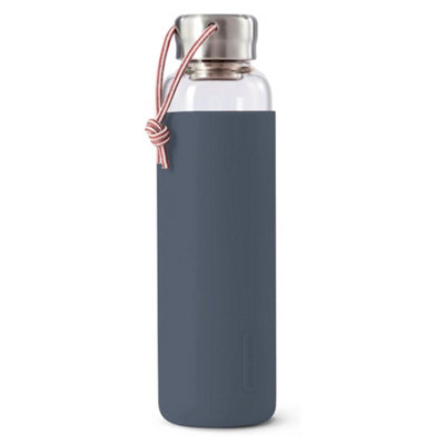 B&Q -  Black+Blum Glass Water Bottle 600MlSlate