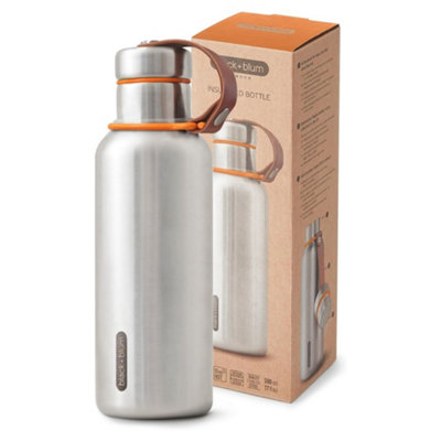 Black+Blum Insulated Wide Spout Water Bottle | Leakproof | 500ml | Orange | 24H Cold & 12H Hot, Vacuum Insulated, Stainless Steel, Carry Loop, BPA Free, Travel, Work, Gym & Daily Use - Image 6
