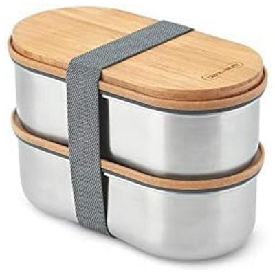 Black+Blum Stainless Steel Bento Box 1L - Slate - Image 4