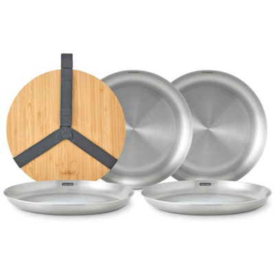 Black+Blum Black Stainless Steel Plate Set - Image 4