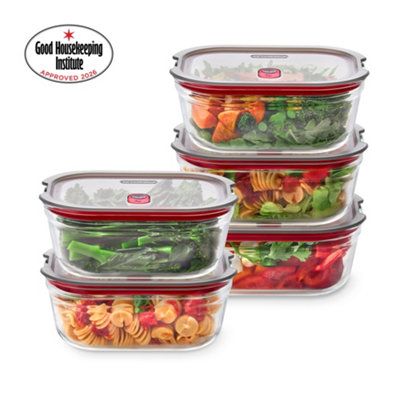 Black+Blum Uk Black Stack + Nest Glass Food Containers X5 - Image 7
