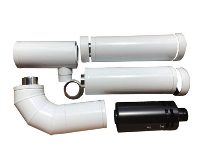 Grant 1.2 Metre High Level Adjustable Flue Kit C/w 90 Elbow And Termil 12-26Kw. Hlk015090 from B&Q
