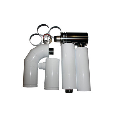 Grant 1.2 Metre High Level Adjustable Flue Kit C/w 90 Elbow And Termil 26-70Kw. Hlk0290200 from B&Q