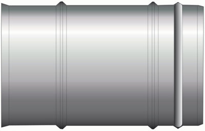 Grant Orange System Flue Extension 100mm White 46 Kw W X 150/100 from B&Q