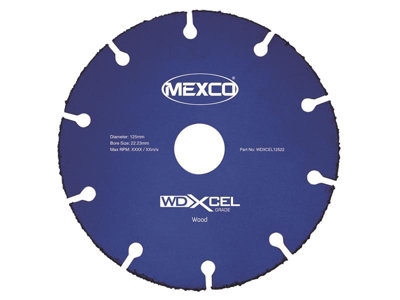 Mexco Wdxcel12522 Wd Xcel Grade Wood Cut Blade 125 X 22mm Mexwdxl125 from B&Q