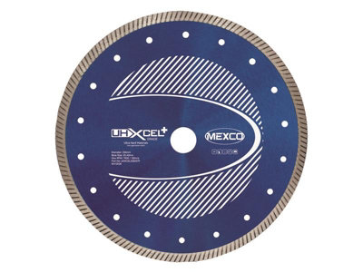 Mexco Uhxcel25025Tf Uhxcel+ Ultra Hard Plus Diamond Blade 250 X 25.4mm from B&Q