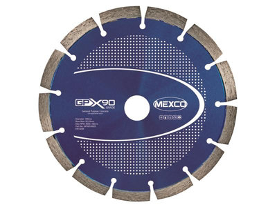 Mexco Gpx9018022 Gpx90 Concrete Diamond Blade 180 X 22mm Mexgpx90180 from B&Q