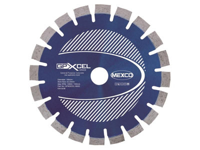 Mexco Gpxcel18022 Xcel Grade Concrete Diamond Blade 180 X 22mm Mexgpxl18022 from B&Q