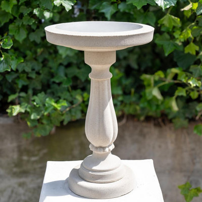Royal Design Elegant Sandstone Birdbath from B&Q