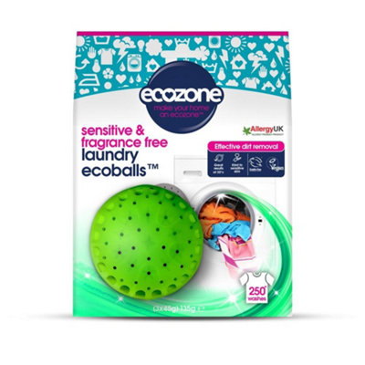 B&Q -  Ecoballs Sensitive Fragrance Free 250 Washes