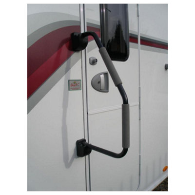 Milenco Safety Handrail Xl For Caravan Motorhome Black
