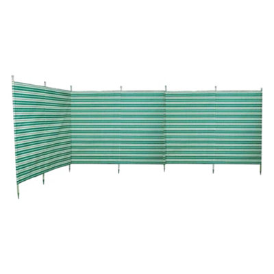 Blue Diamond Products Ltd Blue/Green Diamond Products Ltd Pole Contemporary Stripe Windbreak Size 7